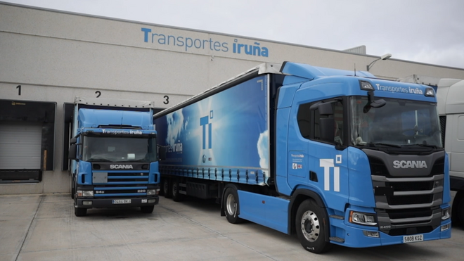 Transportes Iruña consigue reducir un 8% el consumo de combustible con Scania Driver Support
