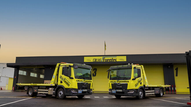 Grúas Fuentes recibe los primeros TGL de la nueva generación de camiones MAN