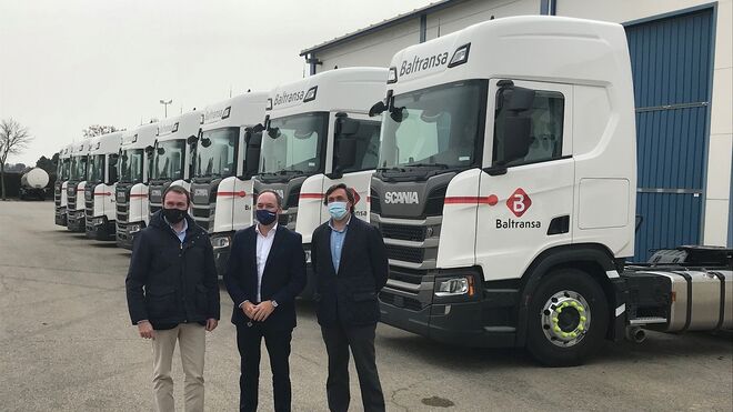 Scania entrega diez tractoras a Baltransa