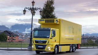 MAN vende su primer camión eléctrico en España a Alimerka