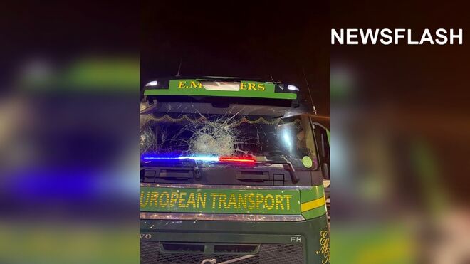 Ataque a un camionero en la ruta Calais-Reino Unido