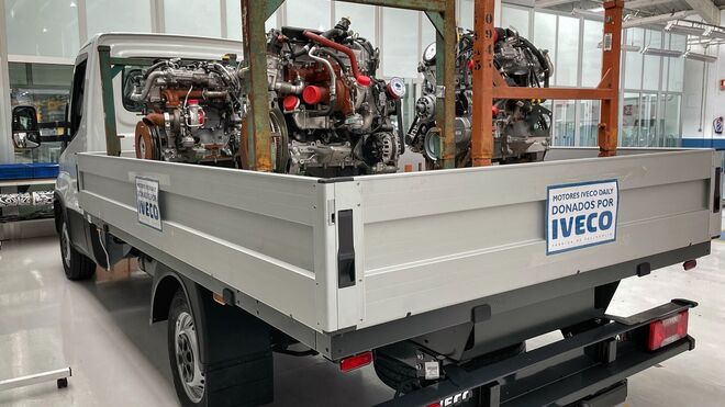 Iveco dona motores Daily a institutos de FP
