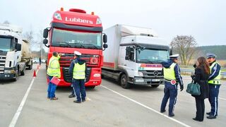 Casi el 5% de los camioneros europeos excede la velocidad permitida