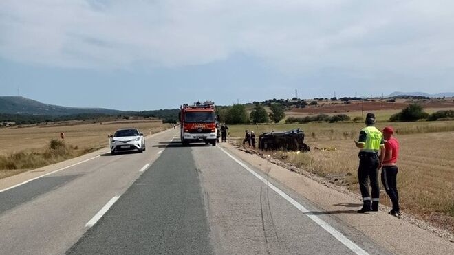 Dos fallecidos en Soria en un choque entre un camión y una furgoneta
