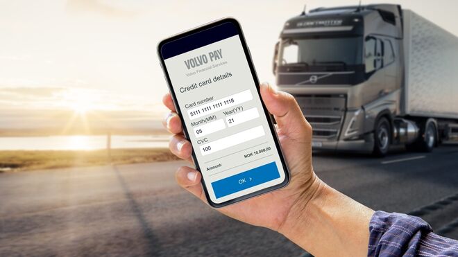 Volvo lanza un dispositivo móvil de pago
