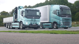 Al volante de los FH y FMX eléctricos de Volvo Trucks