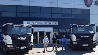 Scania entrega a Contenedores MAI dos camiones de GNC