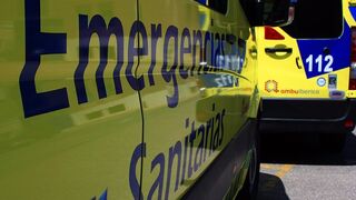Cinco heridos en el accidente de un camión en la N-603 en Segovia