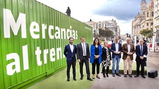Valencia acoge una campaña de promoción del tren de mercancías
