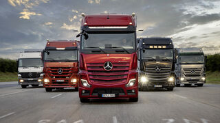El Actros de Mercedes-Benz Trucks a sus 25 años
