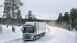 Test invernales para los Volvo eléctricos