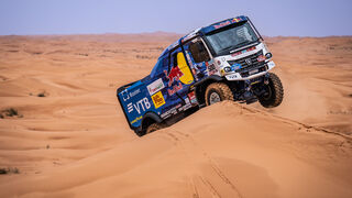 Los camiones de Kamaz-master, con baterías de Varta, logran los cuatro primeros puestos del Dakar
