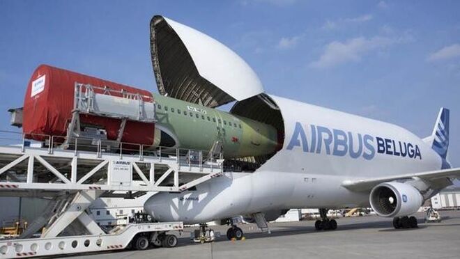 Airbus ofrece sus aviones Beluga para el transporte de mercancías