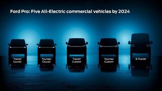 Las Ford Custom y Courier eléctricas llegarán en 2023 y 2024