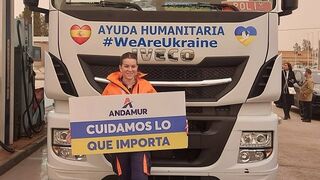 Andamur apoya varias iniciativas con camiones solidarios para Ucrania