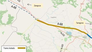 Adjudicado el contrato para el proyecto del tramo Alcañiz-El Regallo en la A-68