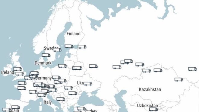 Rusia lidera el ranking de fábricas de camiones en Europa