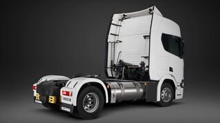 Scania incrementa la autonomía de sus camiones propulsados por biogas.