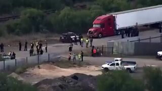 Mueren 46 inmigrantes hacinados en un camión en Texas