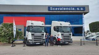 Peris Logística incorpora dos nuevos camiones Scania a su flota