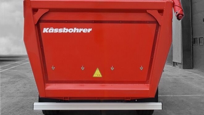 Kässbohrer presenta el K.SKS B, semirremolque volquete de construcción ligera