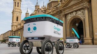 Los primeros robots autónomos de reparto a domicilio de España se prueban en Zaragoza