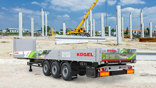 Kögel presenta su semirremolque versátil para materiales de construcción