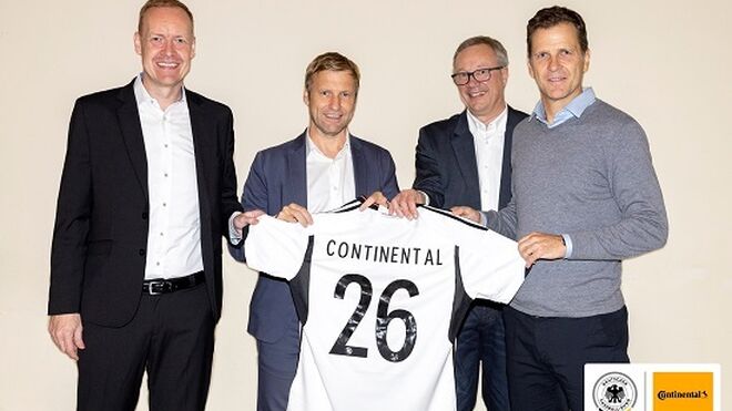 Continental, patrocinador de la selección alemana de fútbol desde 2023