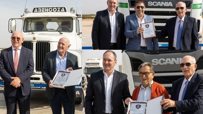 Scania homenajea a tres empresas transportistas de Ciudad Real
