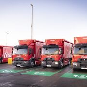 Coca Cola circula en Bélgica con cinco camiones eléctricos de Renault Trucks