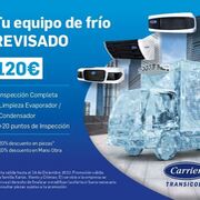Carrier lanza una campaña de revisión del equipo de frío por 120 euros