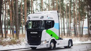 Scania entregará en los próximos cuatro años 600 camiones eléctricos a Girteka