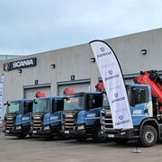 Scania entrega cuatro de sus camiones XT a Grúas Leman Cotransca