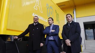 Alimerka presenta la mayor flota de camiones eléctricos de España