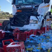 Dos muertos en un choque entre dos camiones en Cáceres