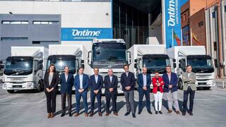 Ontime incorpora a su flota 20 camiones Volvo eléctricos