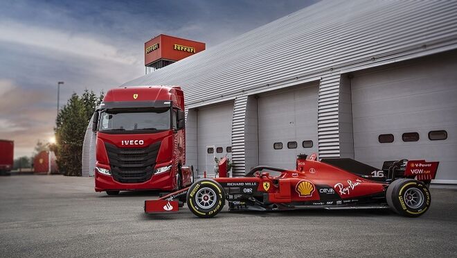 Iveco entrega dos S-Way a Scuderia Ferrari para su uso en Fórmula 1