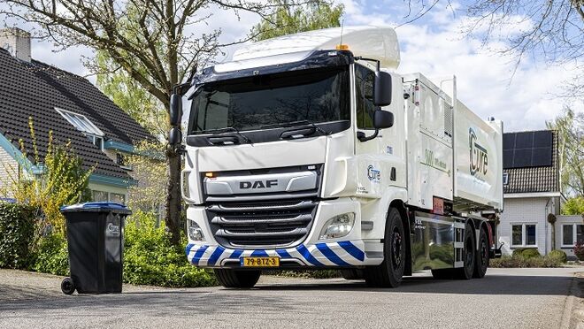 DAF entrega siete camiones CF Electric para recogida de basura