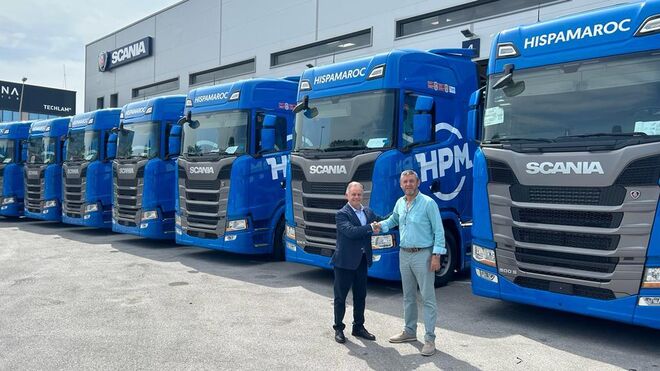 Scania entrega 14 camiones de la serie S a Hispamaroc