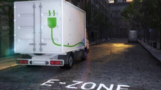 Camiones eléctricos cargarán baterías en marcha