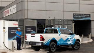 Toyota presenta un prototipo de pick-up eléctrica de pila de combustible de hidrógeno