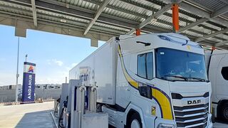Andamur reposta el primer camión de Primafrio propulsado por aceite vegetal