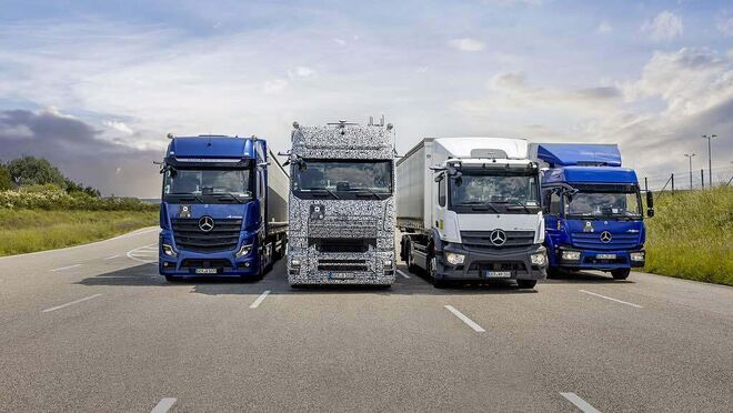 Daimler Truck ensaya  el Active Brake Assist 6
