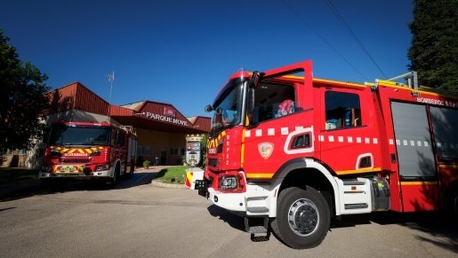 Scania entrega tres camiones para la extinción de incendios a la Diputación de Albacete