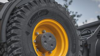 Michelin muestra sus neumáticos de obras en Zaragoza esta semana