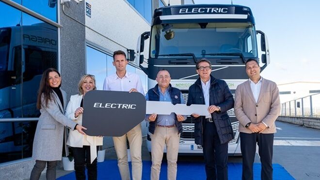 Transnoriega adquiere dos camiones eléctricos de Volvo