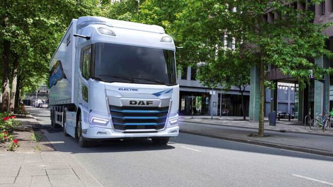 DAF participará en un programa de prueba de camiones eléctricos de larga distancia