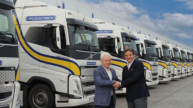 Volvo refuerza su relación con Primafrio con 815 camiones entregados en un año