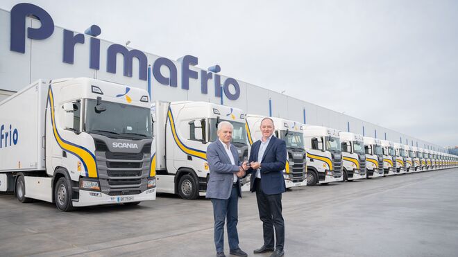 Scania entrega 311 camiones serie S a Primafrio