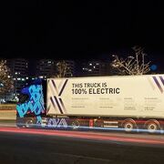 Renault Trucks recorre 2.000 kilómetros en España con su camión eléctrico Diamond Echo